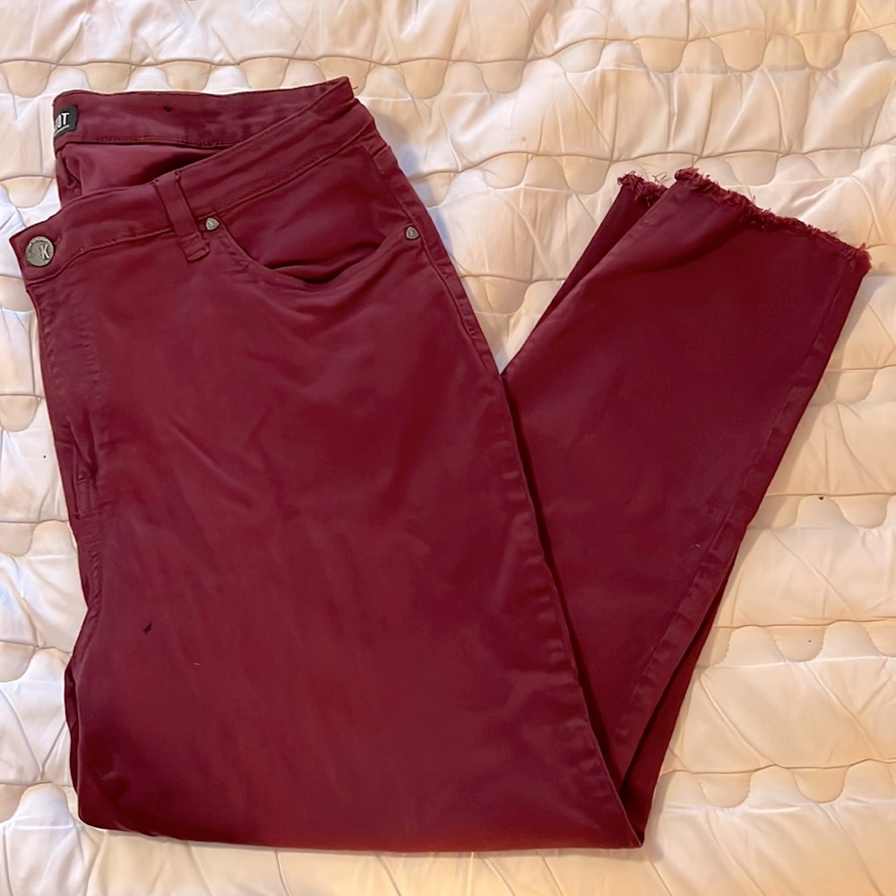 Kut from the Kloth high rise ankle skinny